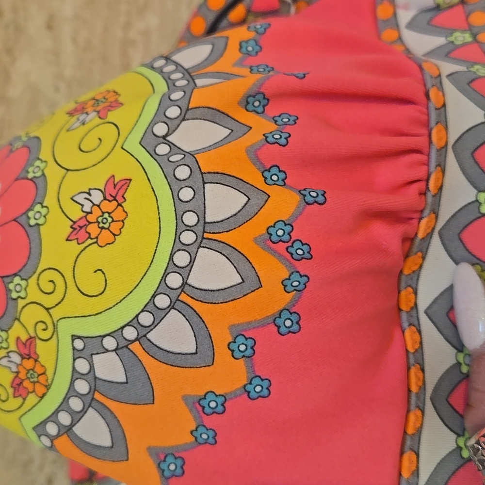 Victoria's Secret Mandala Print Tie Bikini Top - Picture 3 of 10